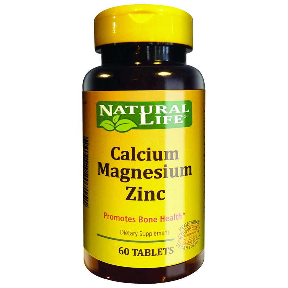 Natural life calcium magnesium zinc