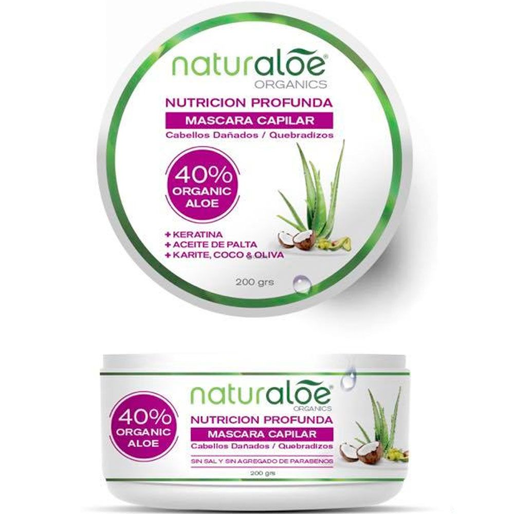 Naturaloe máscara capilar nutrición profunda