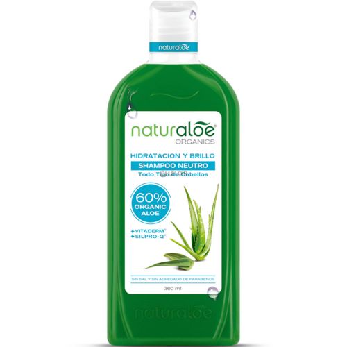 Naturaloe Shampoo Neutro Hidratación Y Brillo