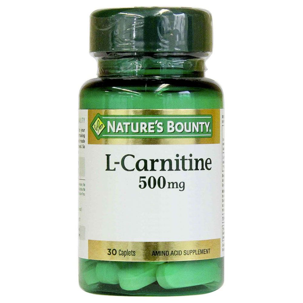 Natures bounty l-carnitine 500mg