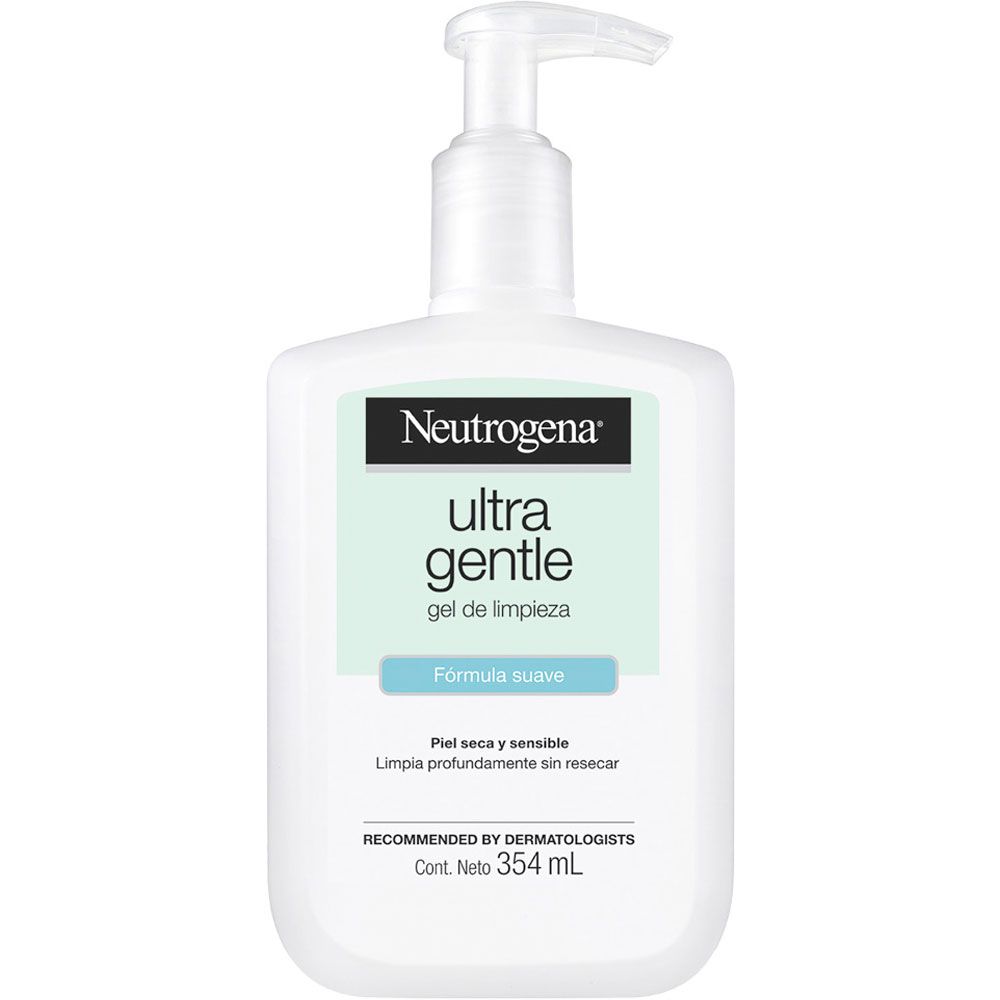 Neutrogena ultra gentle gel de limpieza piel seca