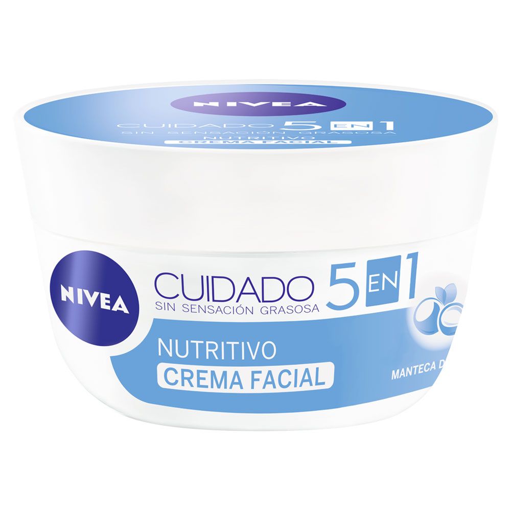 Nivea cuidado nutritivo 5 en 1 crema facial