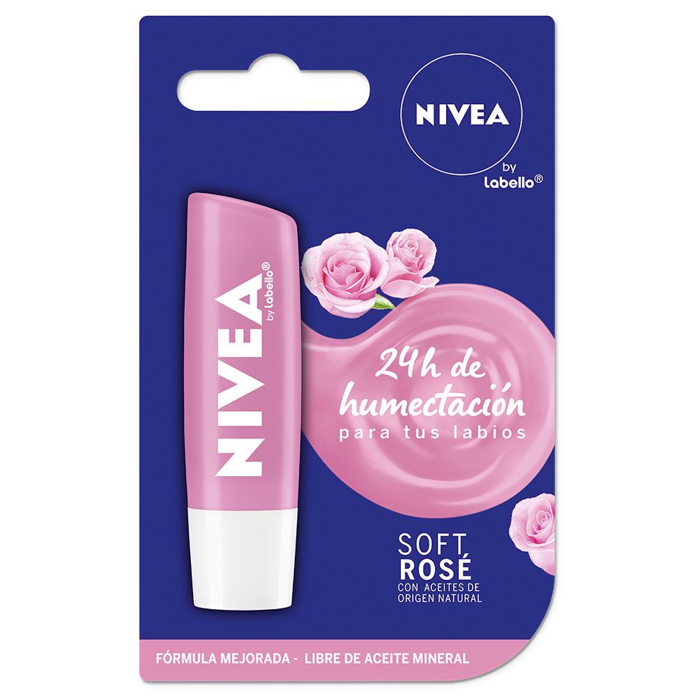 Nivea labello cuidado labial soft rosé