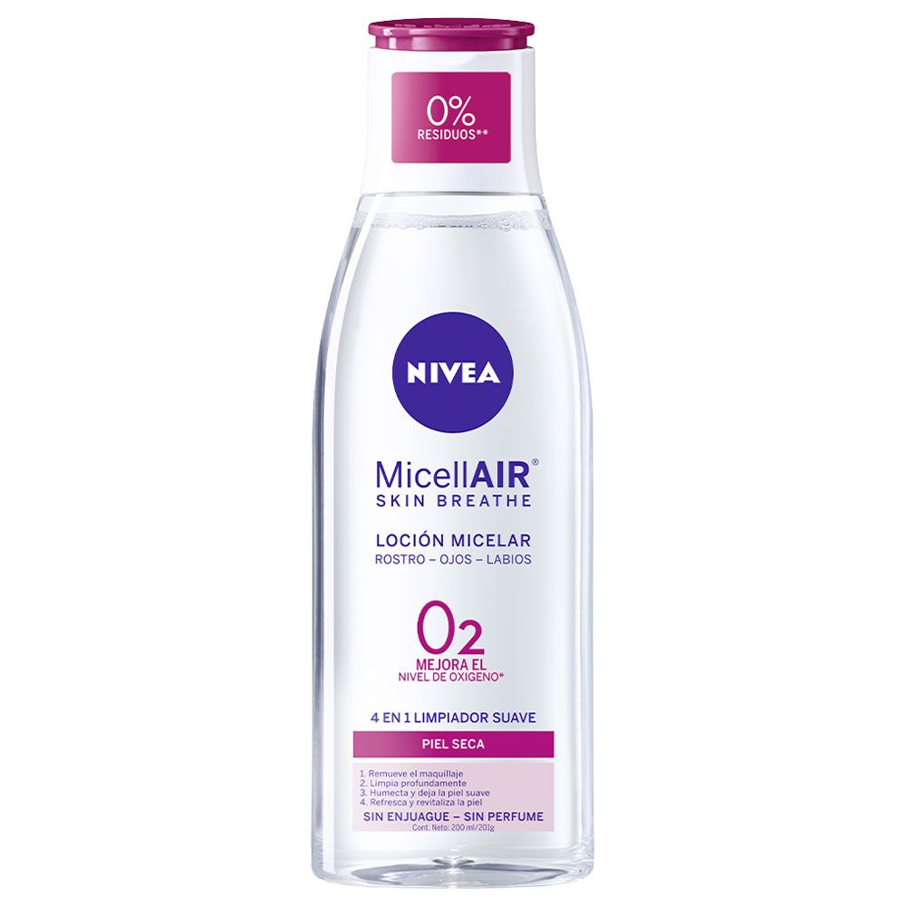 Nivea loción micelar 4 en 1 para piel seca