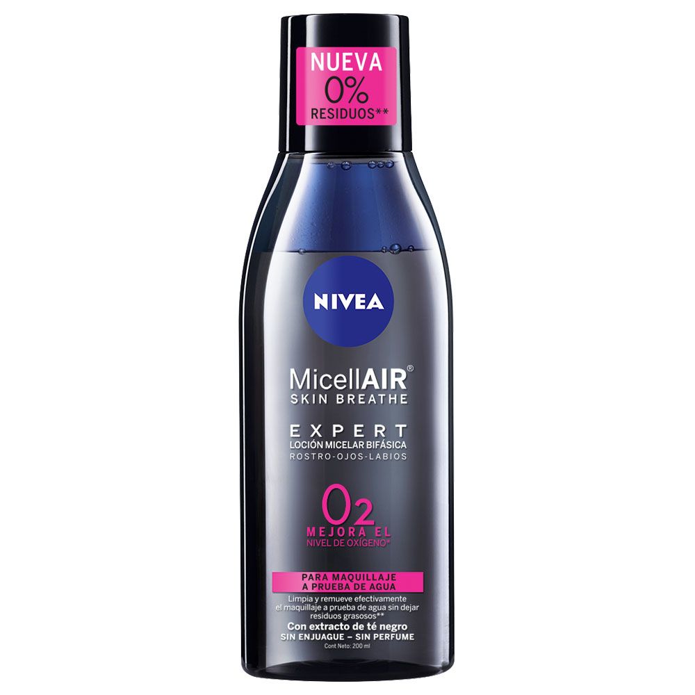 Nivea expert loción micelar bifásica rostro ojos y labios