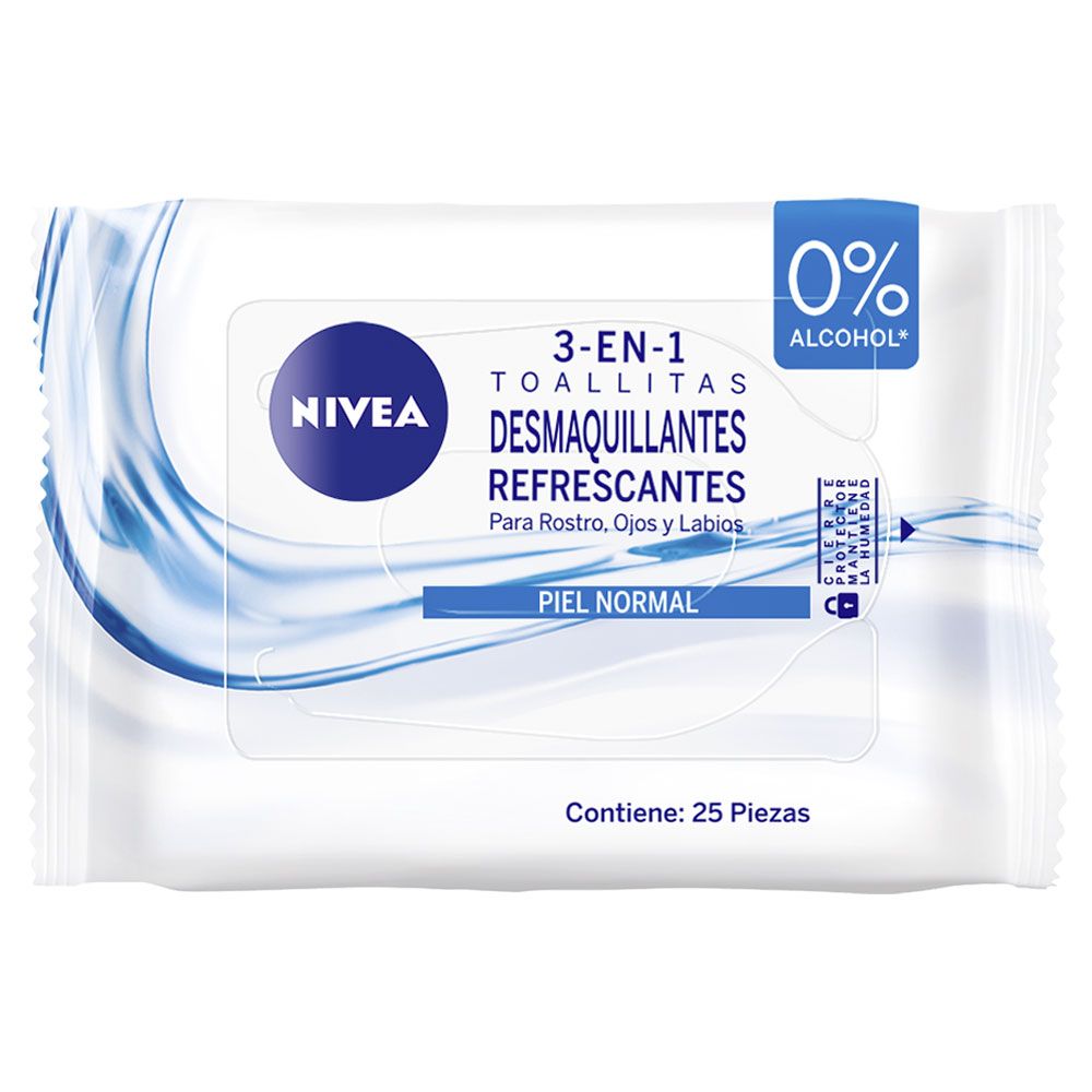 25u Toallitas desmaquillantes Refrescantes - NIVEA