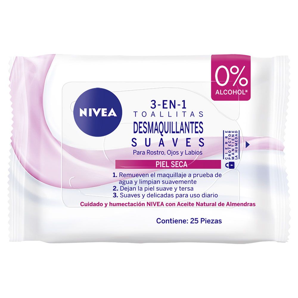 Nivea toallitas desmaquillantes suaves