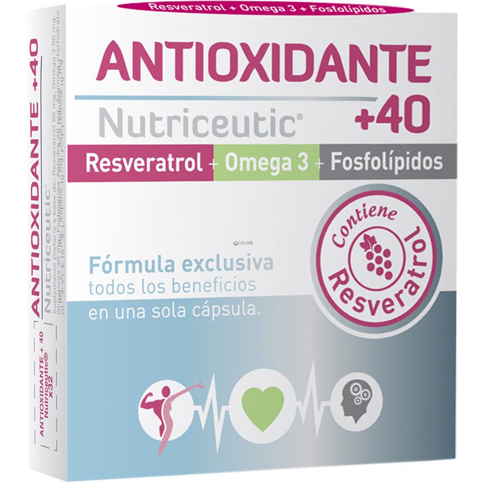 Nutriceutic antioxidante +40