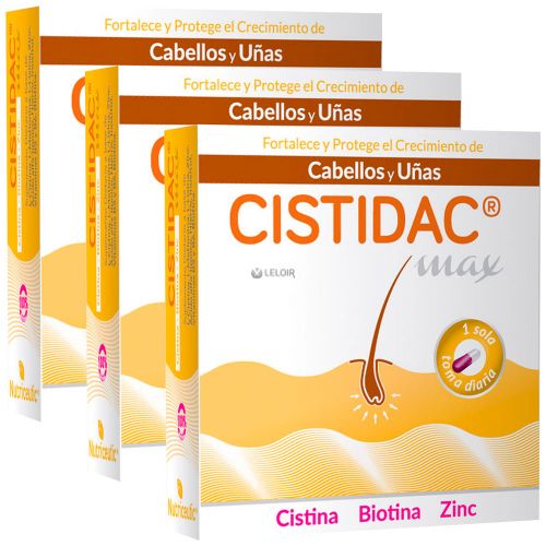 Pack 3 Nutriceutic Cistidac Max Cápsulas