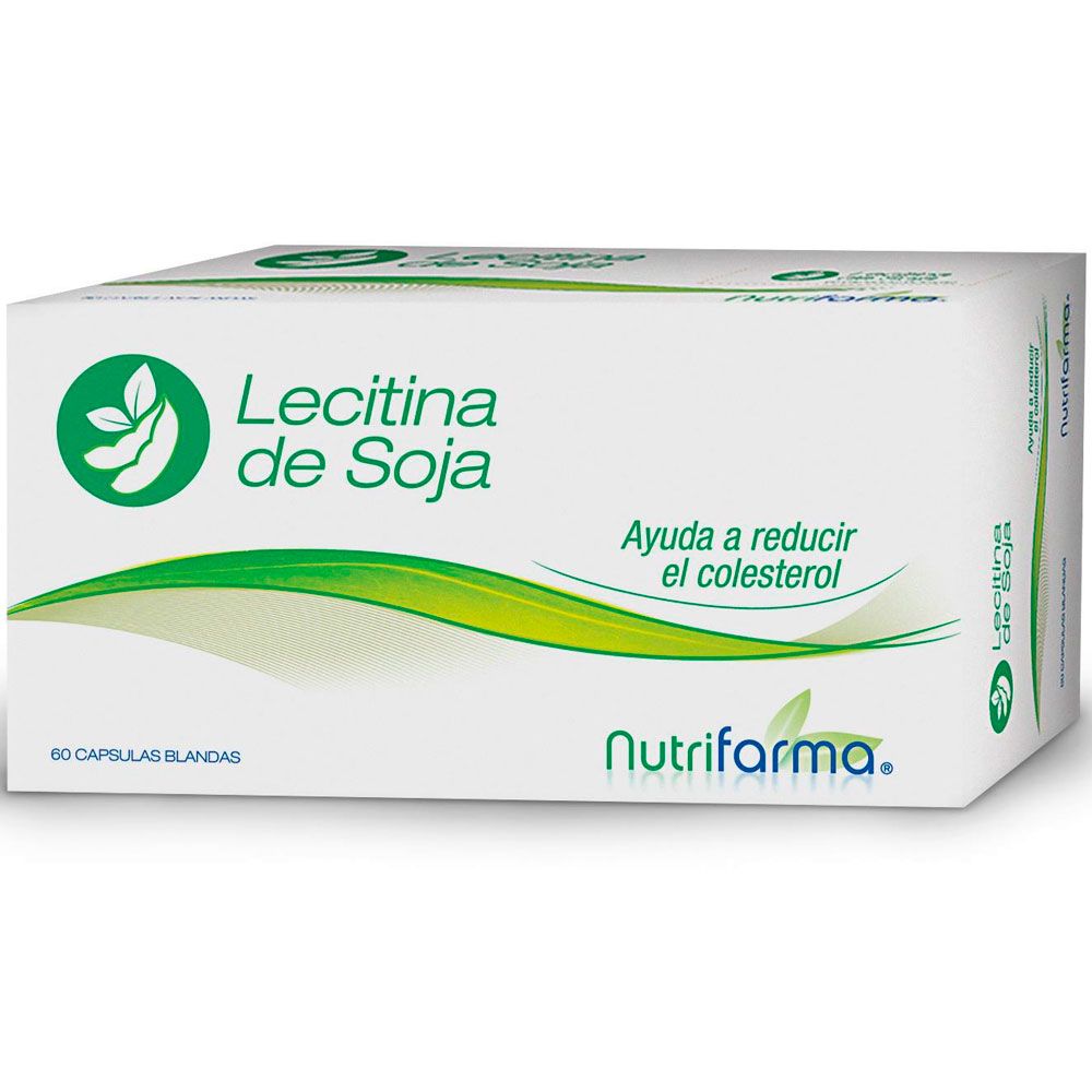 Nutrifarma lecitina de soja 1200mg x 60 cápsulas