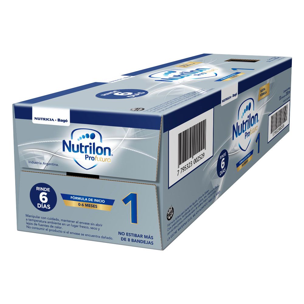 Nutrilon profutura 1 nueva fórmula 0 a 6 meses pack