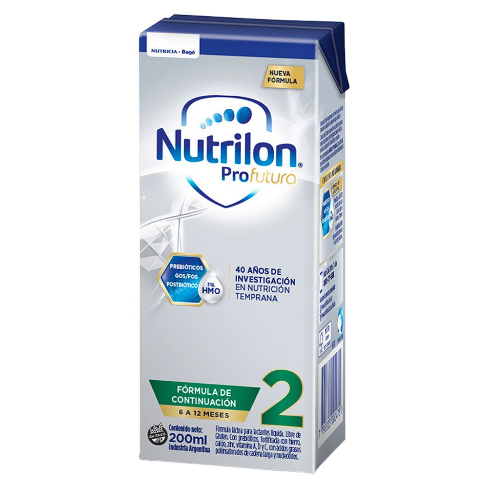 Nutrilon profutura 2 nueva fórmula 6 a 12 meses brick