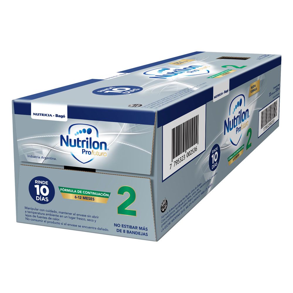 Nutrilon profutura 2 nueva fórmula 6 a 12 meses pack