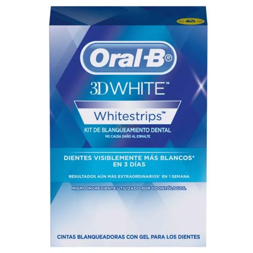 Oral B Tiras Blanqueadoras 3d White Whitestrips