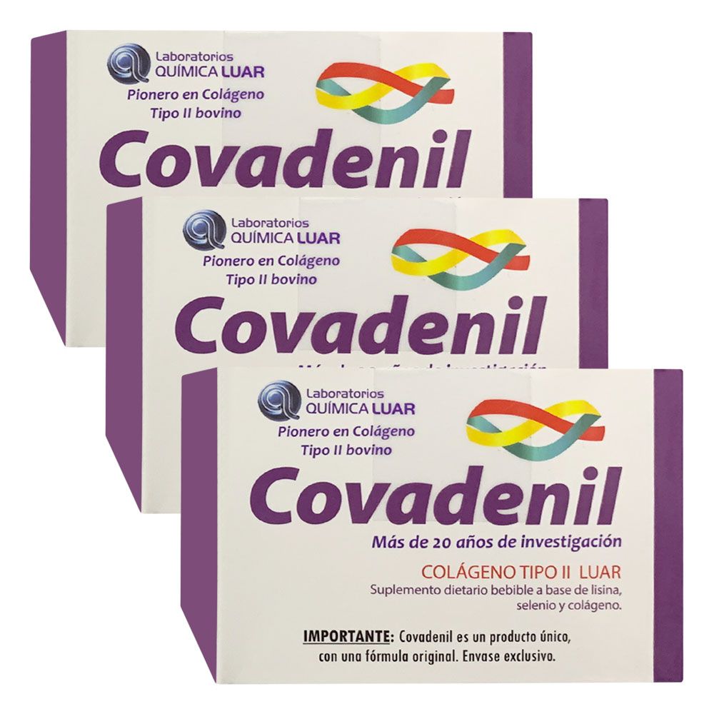 [ARCHIVADO] Pack 3 Covadenil Colágeno Tipo Ii Ampollas Bebibles