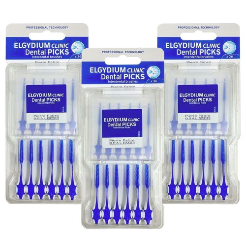 Pack 3 Elgydium Clinic Dental Picks