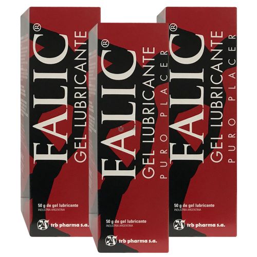 Pack 3 Falic Gel Lubricante Intimo Puro Placer
