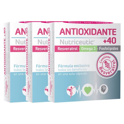 Pack 3 Nutriceutic Antioxidante +40 Rendimiento Psicofí­sico
