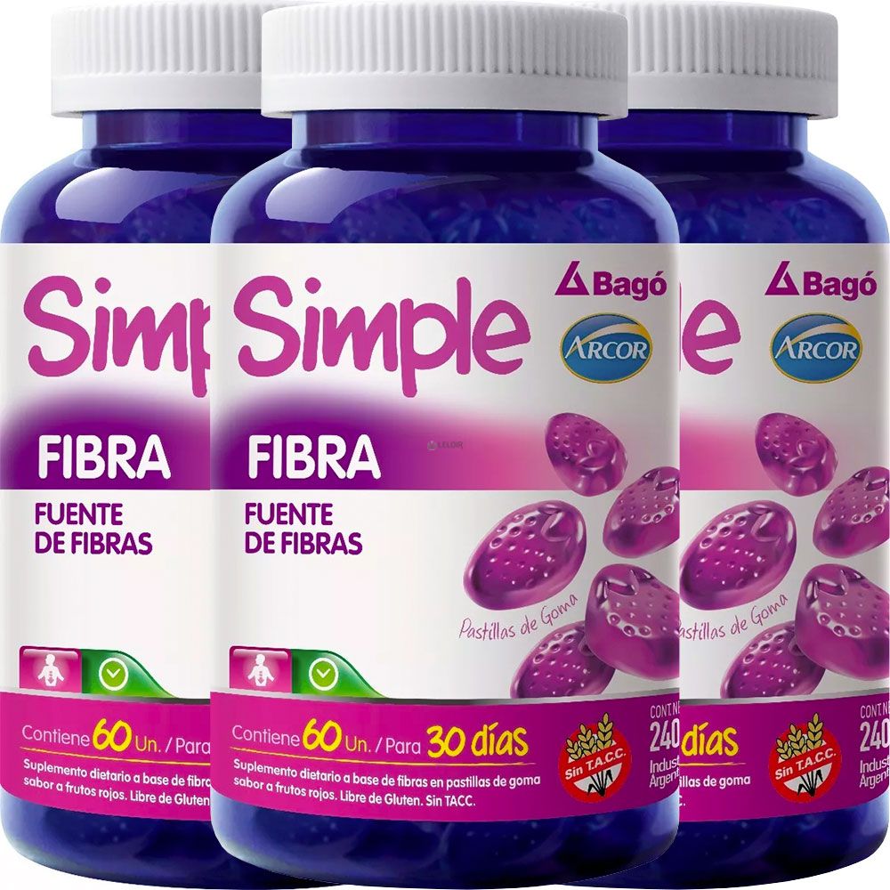 Pack simple fibra frascos