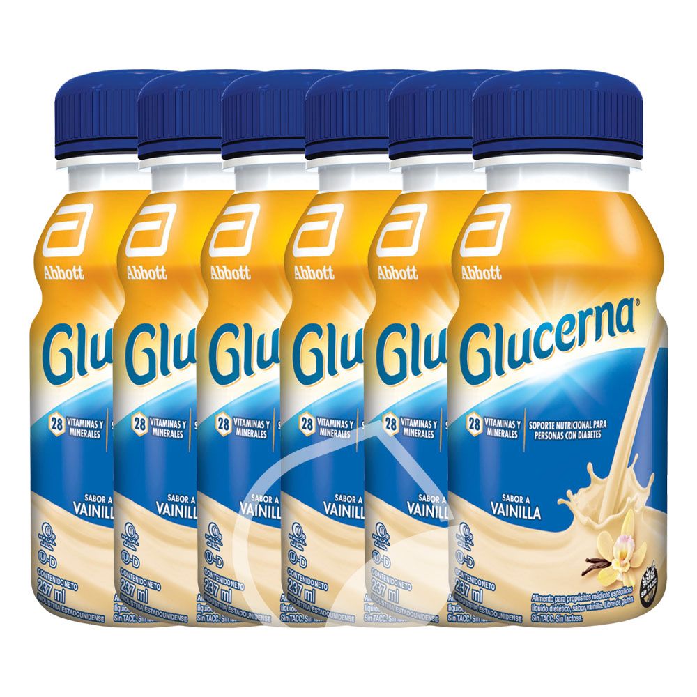 Pack 6 glucerna bebible vitaminas y minerales diabéticos
