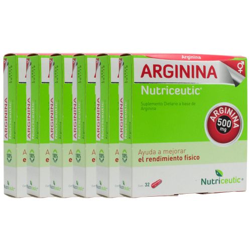 Pack 6 Nutriceutic Arginina Mejora Rendimiento Fí­sico