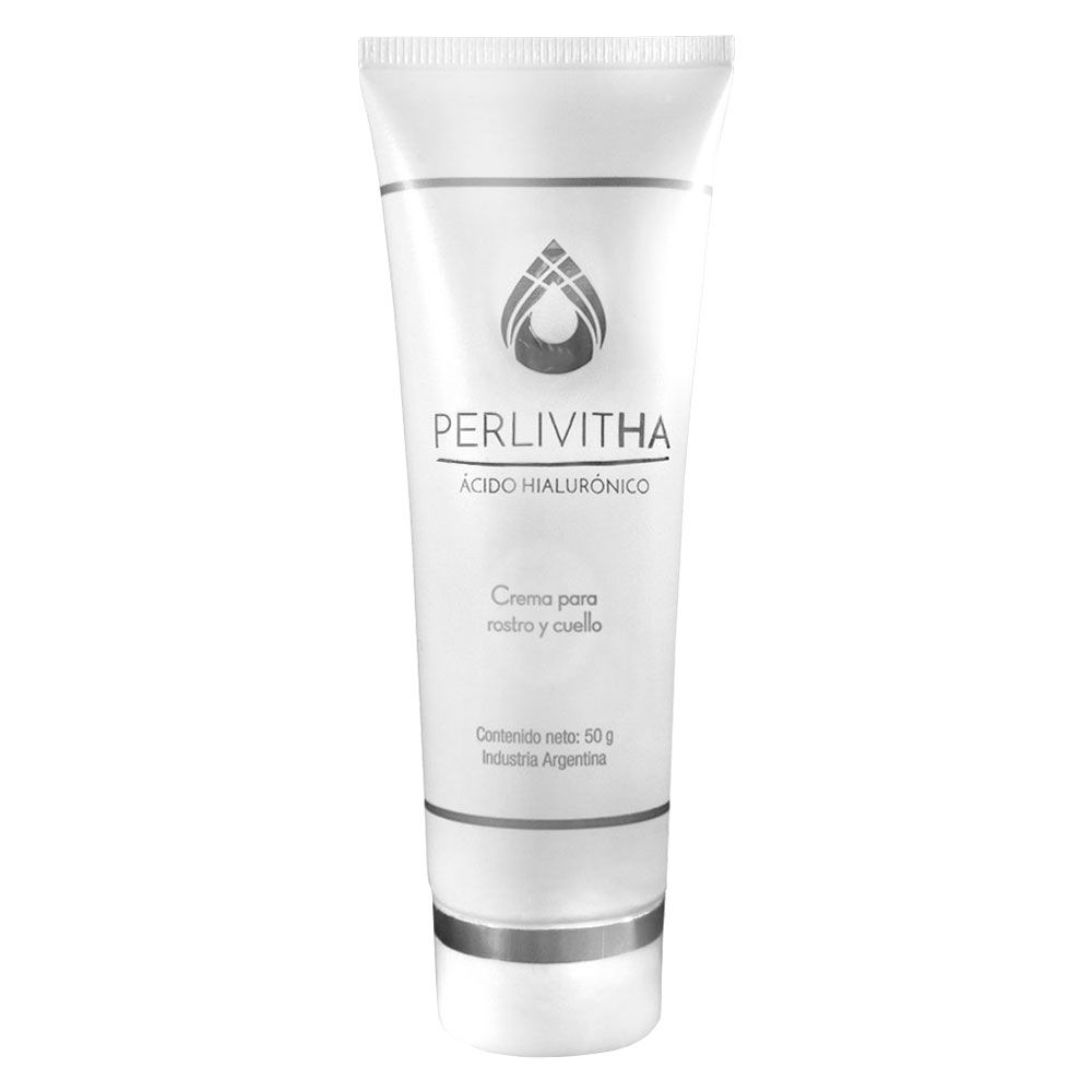 Perlivitha crema ácido hialurónico para rostro y cuello