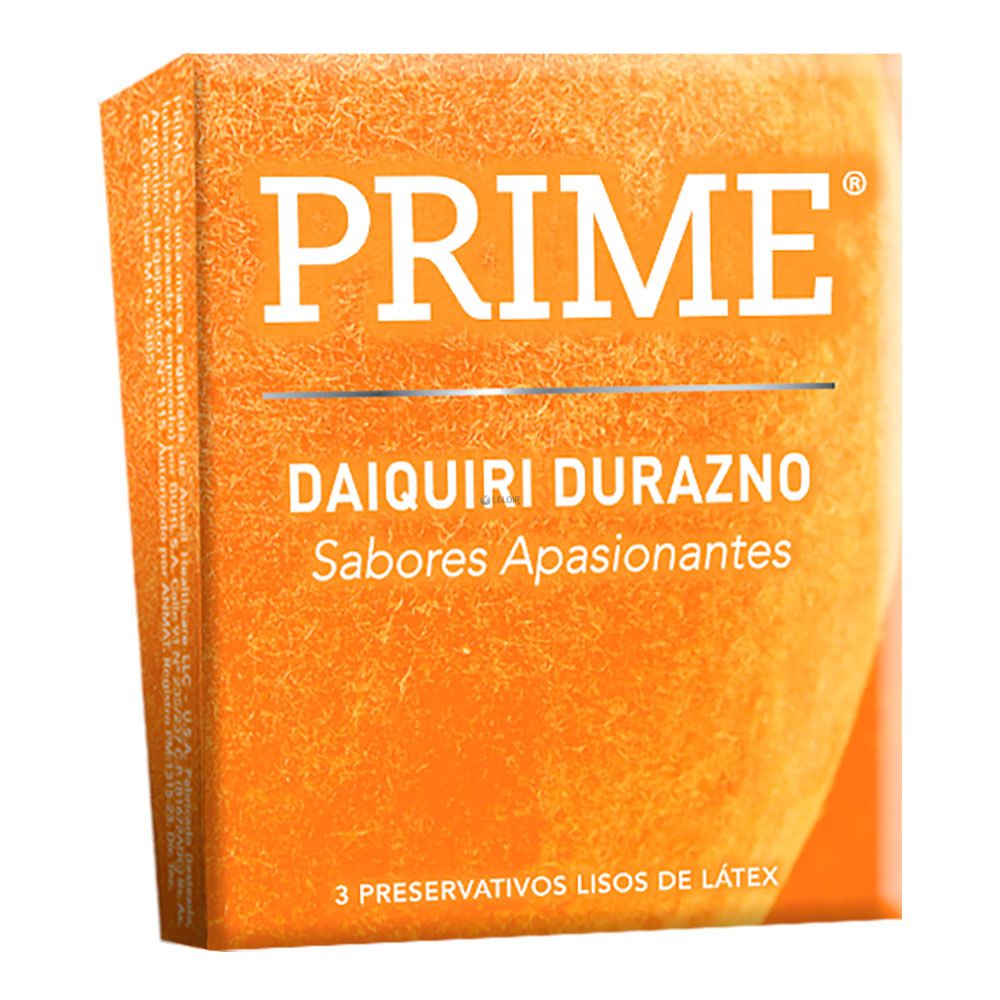 Prime preservativos sabor daiquiri durazno