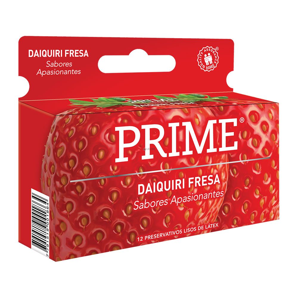 Prime preservativos sabor daiquiri fresa