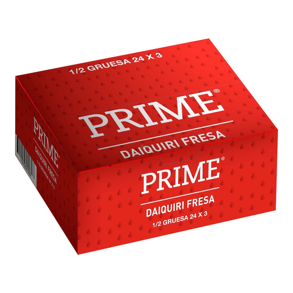 Prime preservativos sabor daiquiri fresa