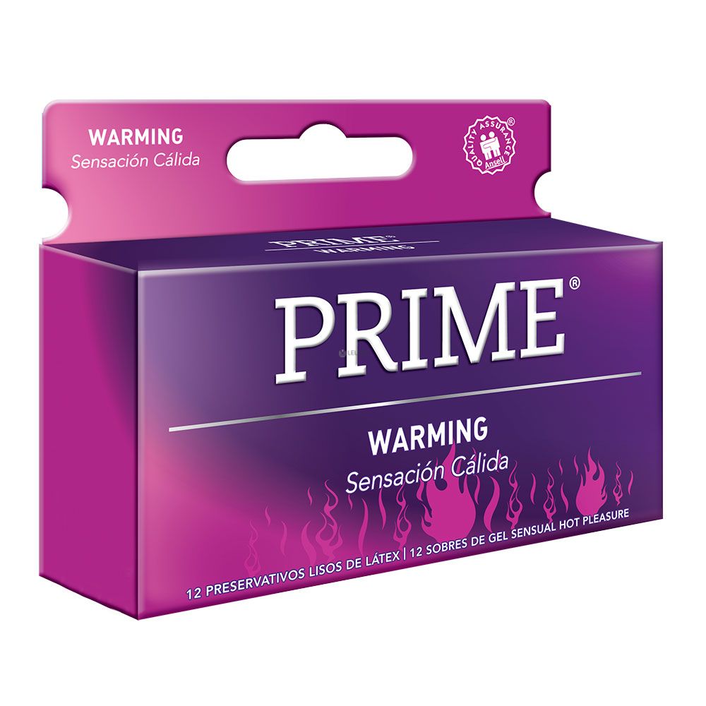 Prime preservativos warming