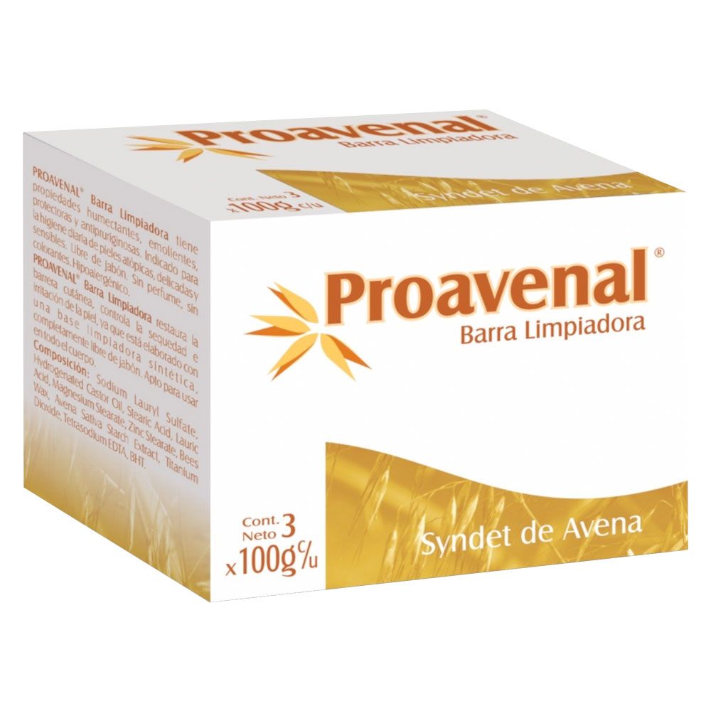 Proavenal barra limpiadora syndet de avena