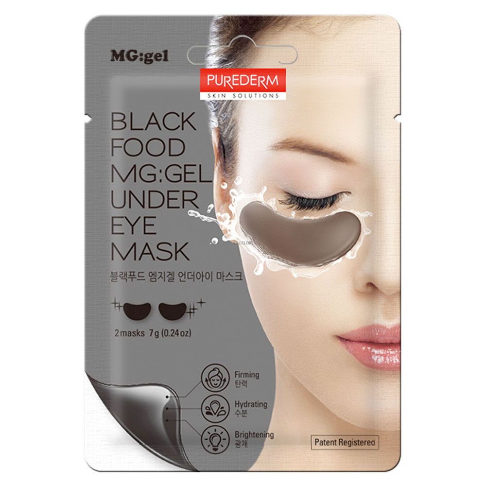 Purederm Black Food Mg:gel Under Eye Mask