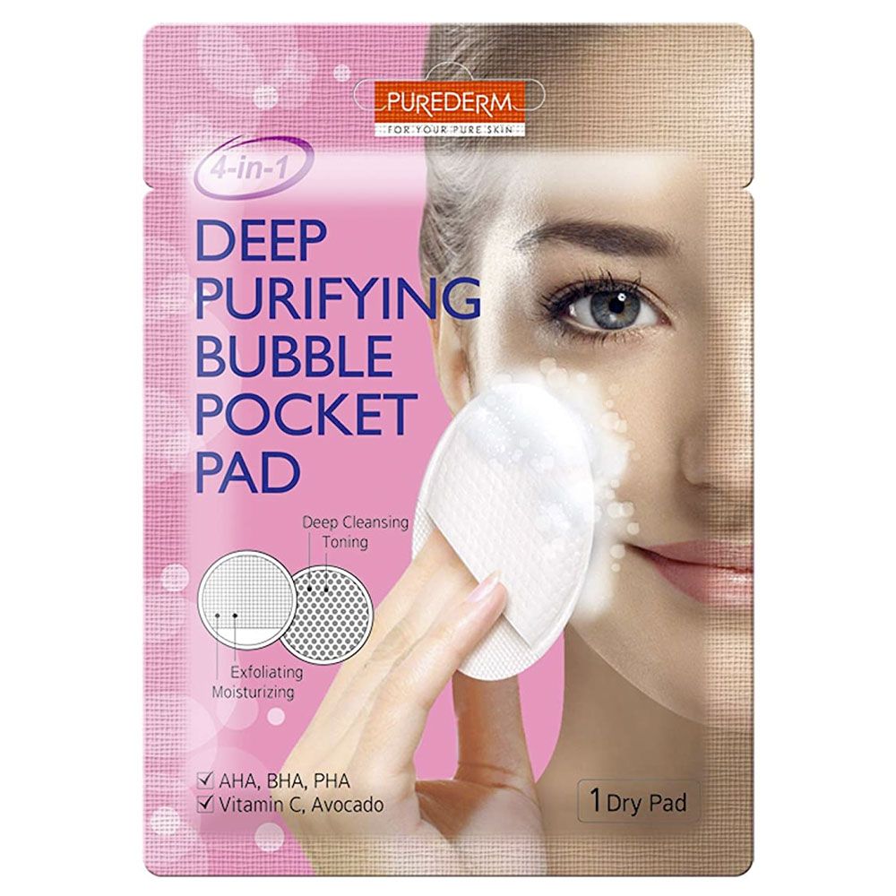 Purederm deep purifying bubble pocket pad