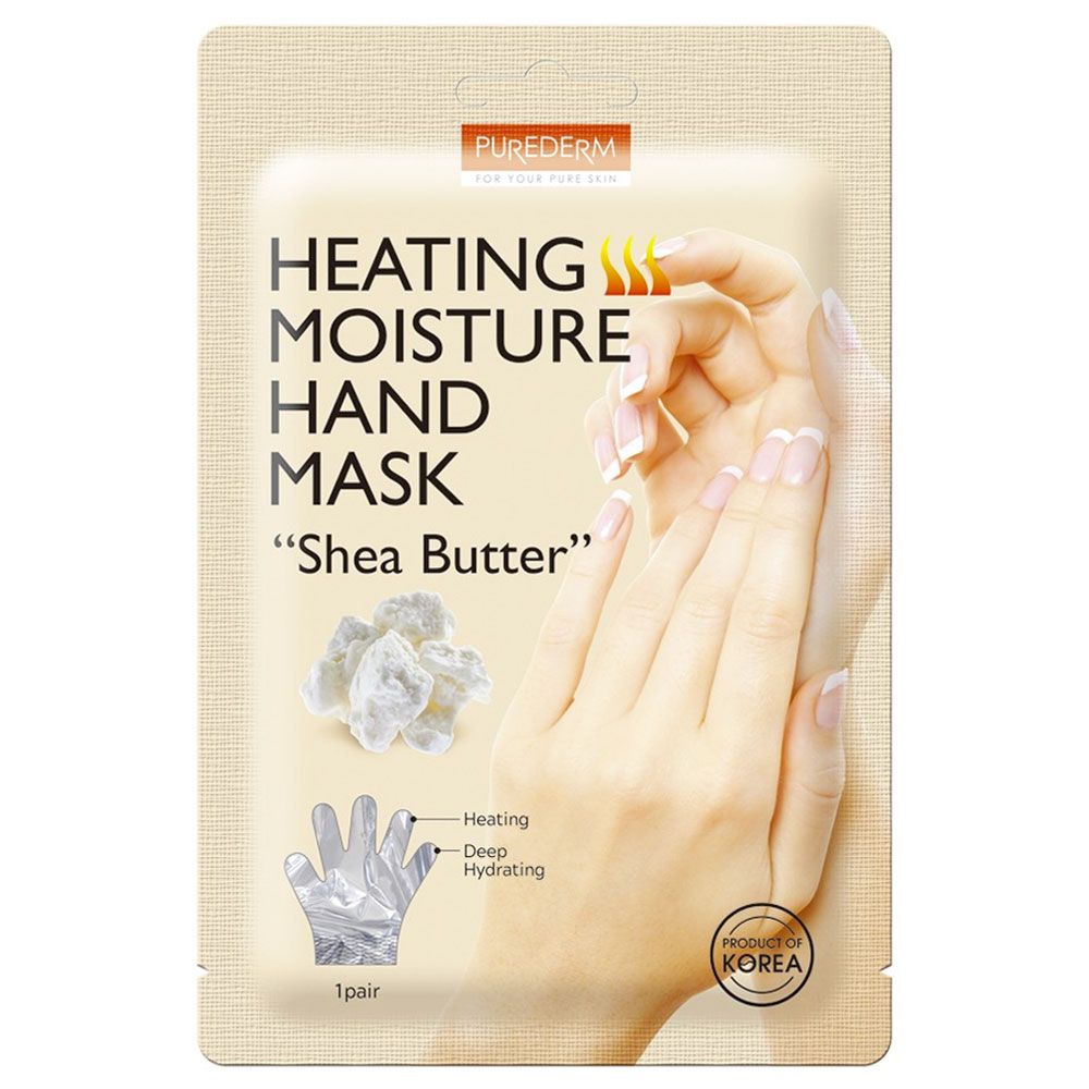Purederm heating moisture hand mask shea butter