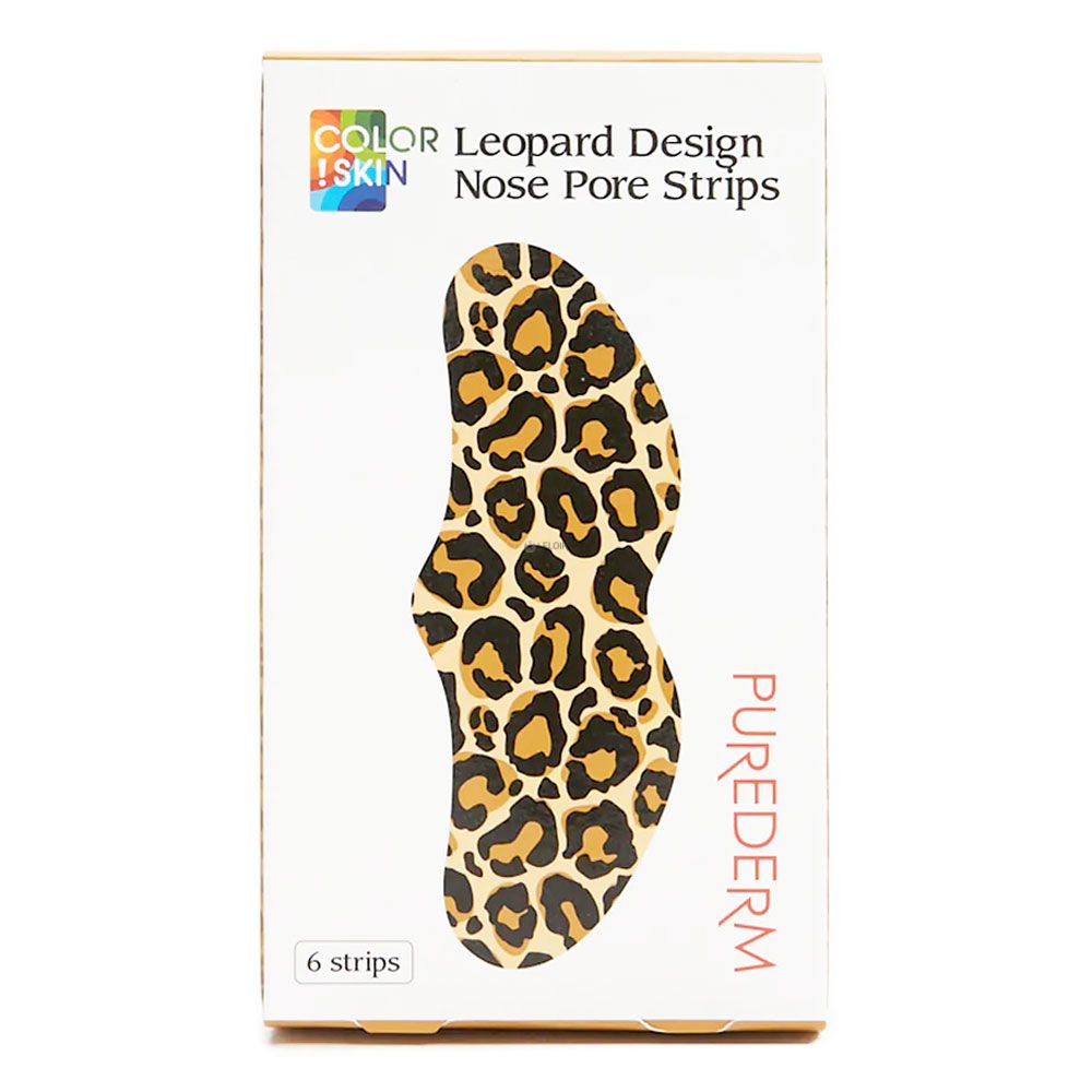 Purederm leopard design nose pore strips