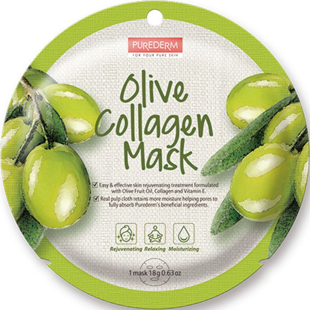 Purederm olive collagen mask