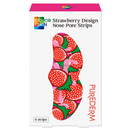 Purederm Strawberry Design Nose Pore Strips