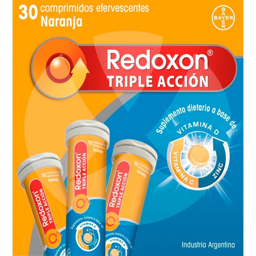 Redoxon triple acción comprimidos efervescentes Farmacia Leloir Tu