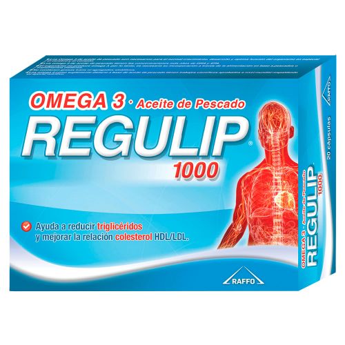 Regulip 1000 Omega 3 Aceite De Pescado