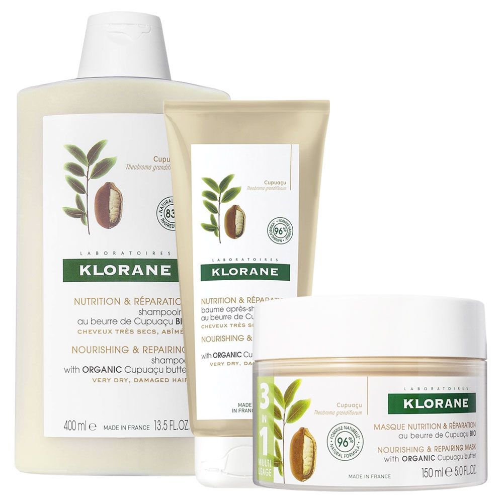 Ritual klorane a la manteca de cupuaçú bio cabellos secos