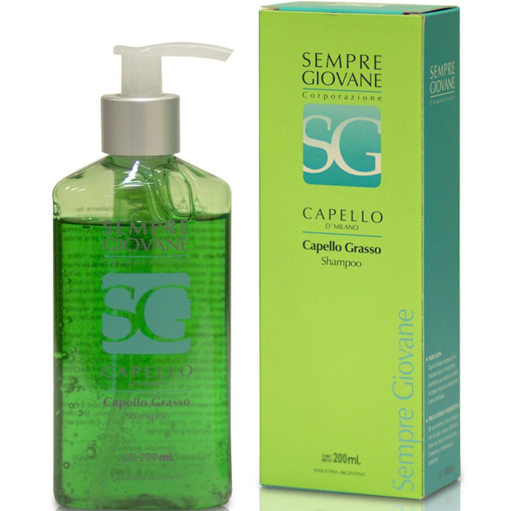 Sempre giovane capello grasso shampoo