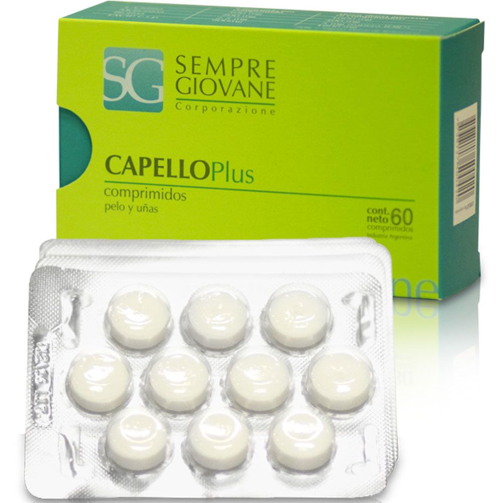 Sempre giovane capello plus cápsulas