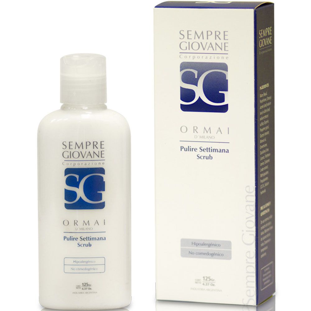 Sempre giovane ormai pulire settimana scrub