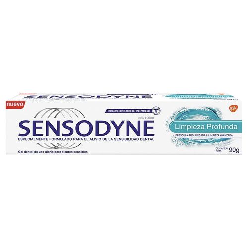 Sensodyne limpieza profunda crema dental