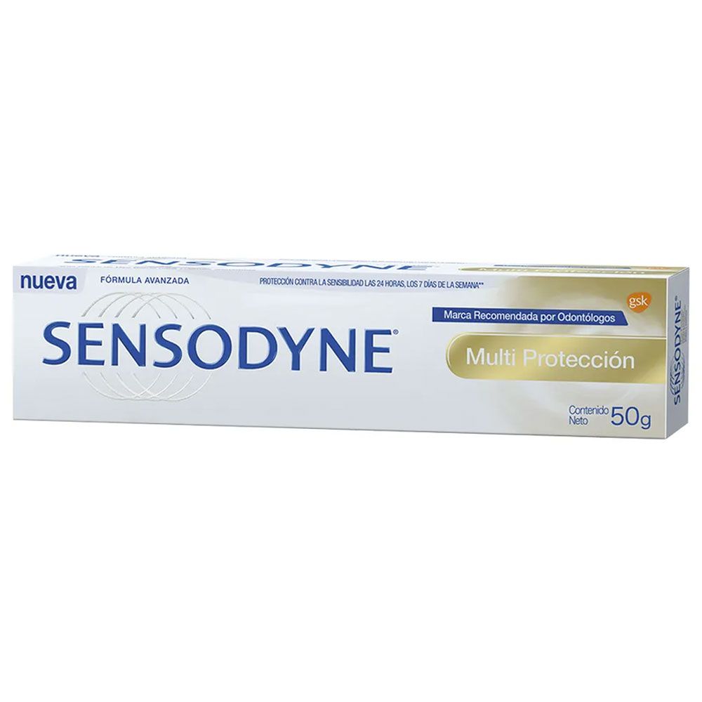 Sensodyne multi protección fórmula avanzada crema dental