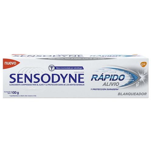 Sensodyne Rápido Alivio Blanqueador Crema Dental