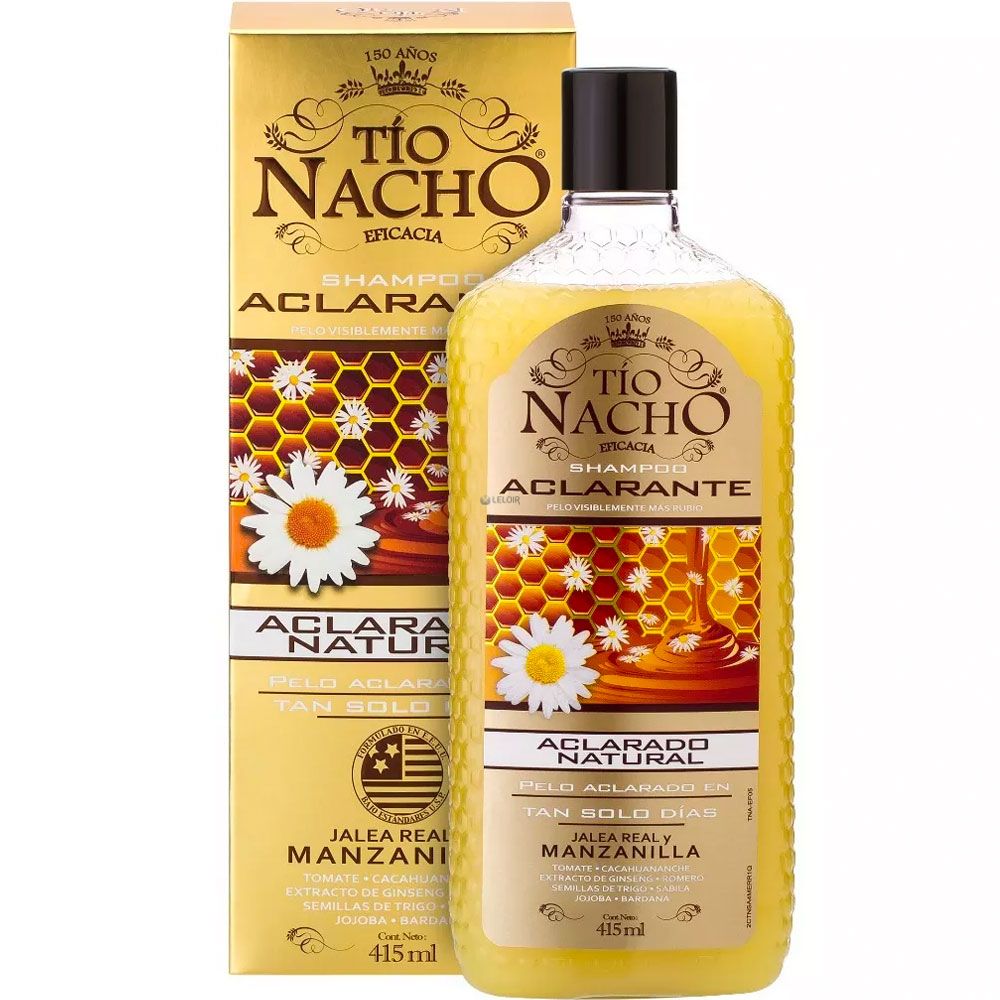 Tío nacho aclarante shampoo x 415ml