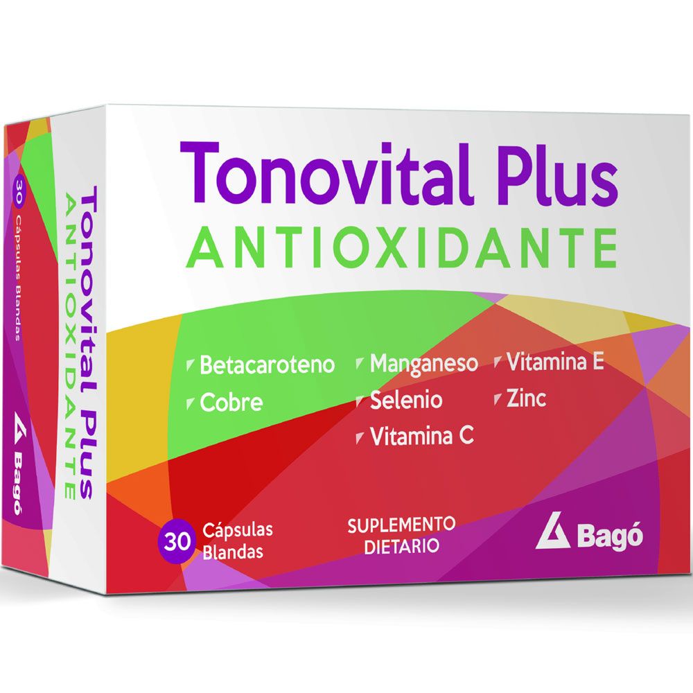 Tonovital plus antioxidante x 30 cápsulas