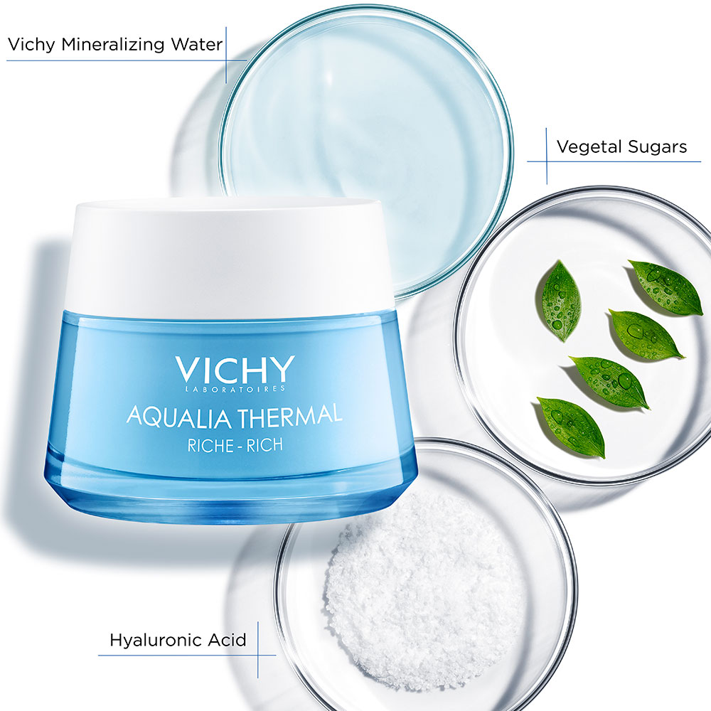 Vichy Aqualia Thermal Crema Rehidratante Rica