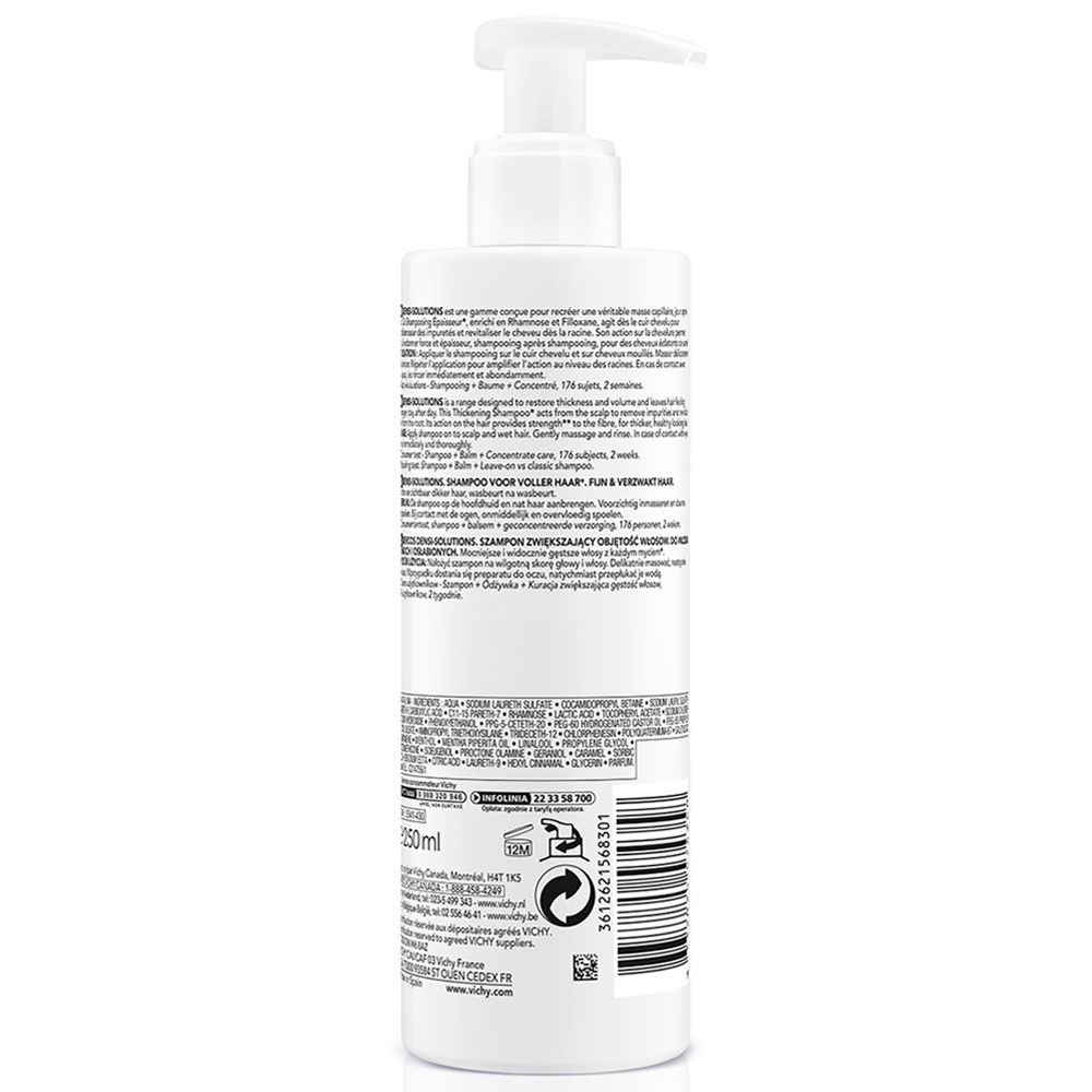 Vichy dercos densi solutions shampoo densificador